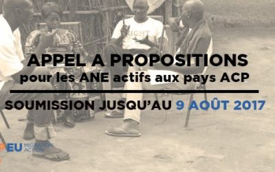 ACP – UE: Appel à propositions pour les ANE actifs aux pays ACP