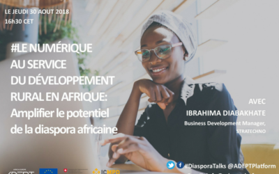 Webinaire ADEPT #Le numérique au service du développement rural en Afrique – 30 août 2018