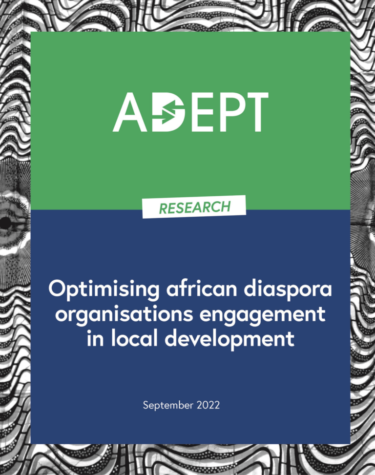 ADEPT Research : "Optimising African Diaspora Organisations Engagement ...